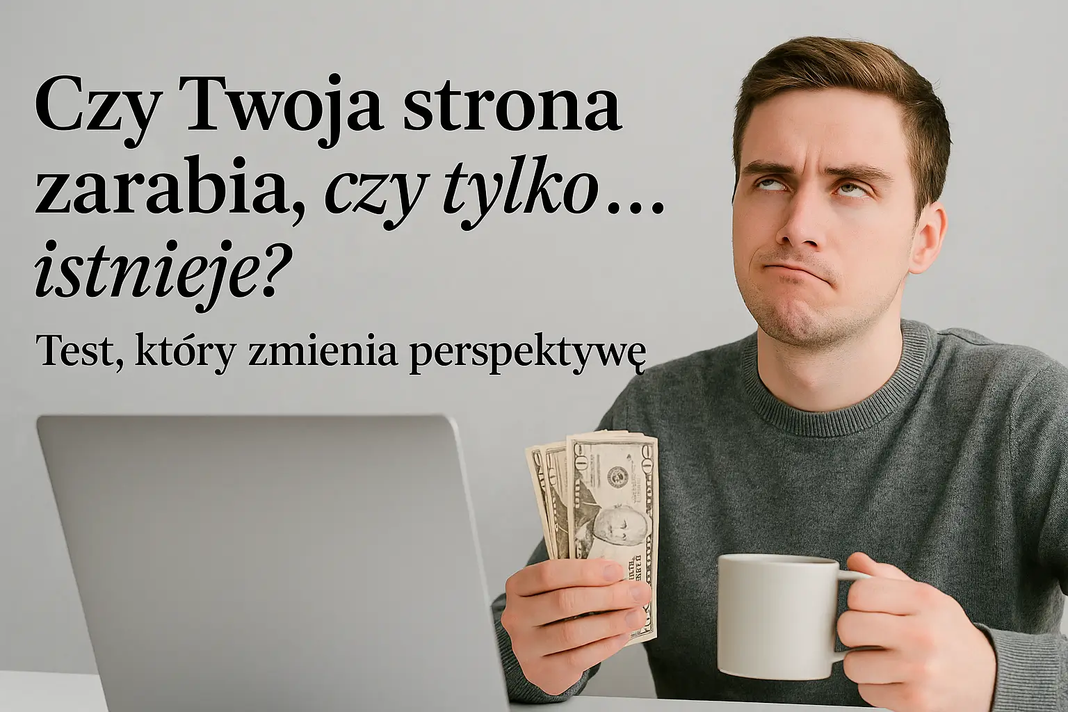 Czy Twoja strona zarabia, czy tylko istnieje? Test, który zmienia perspektywę