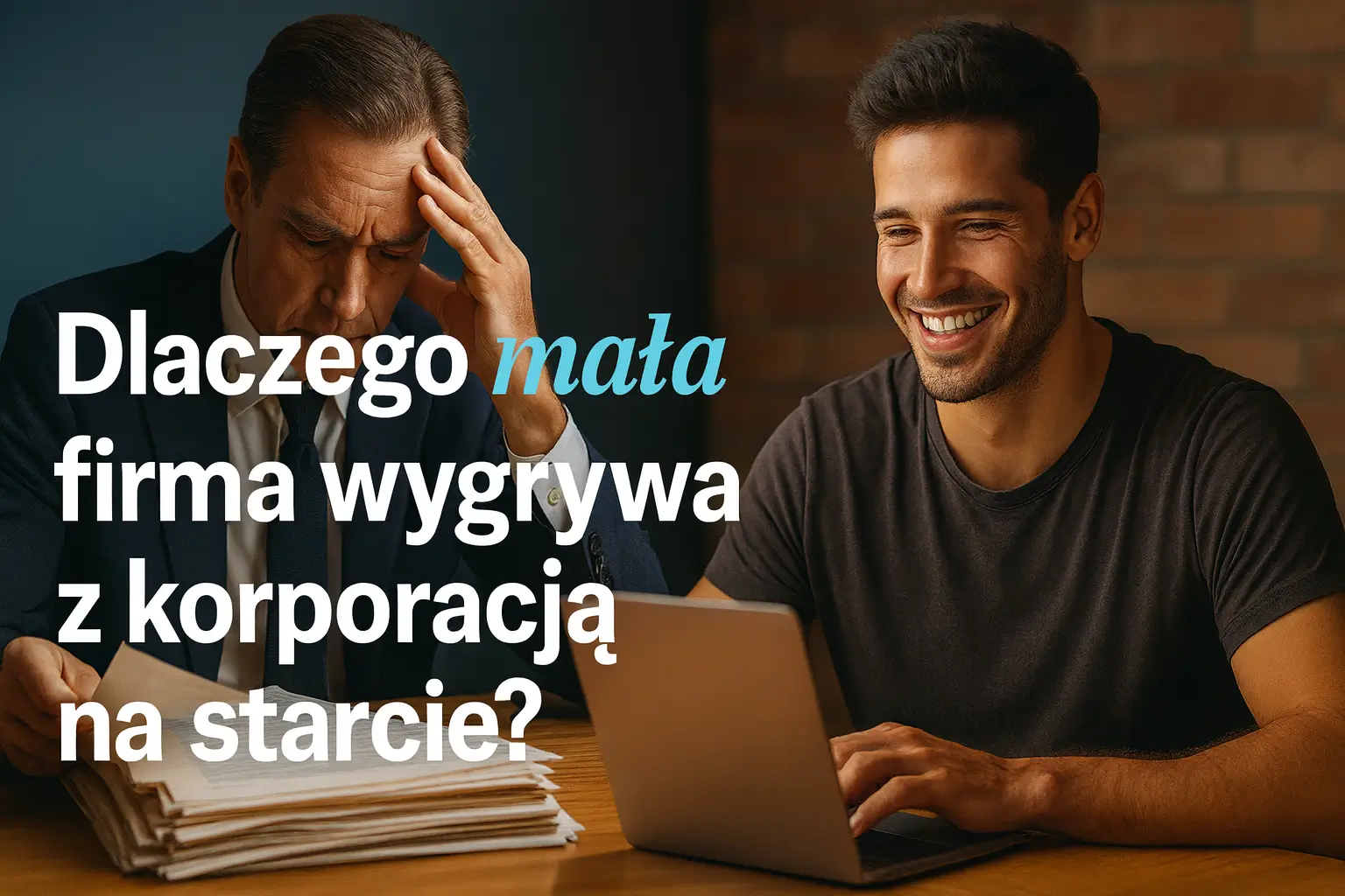 Dlaczego mała firma wygrywa z korporacją na starcie